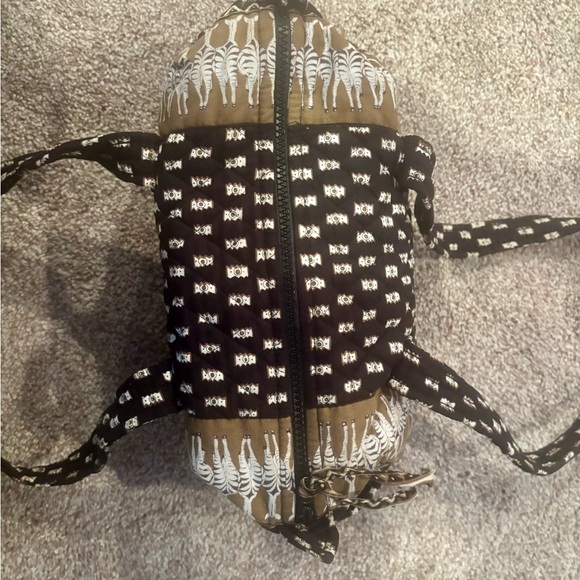 Vera Bradley Black and Brown Shoulder Bag with Elegant Design - Picture 2 of 4